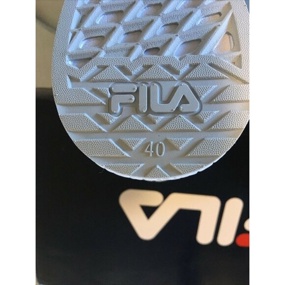 NIB Fila Women Sneakers Shoes Gray Lace Up Luxembourg Size 40 ( US 8) - Picture 8 of 9